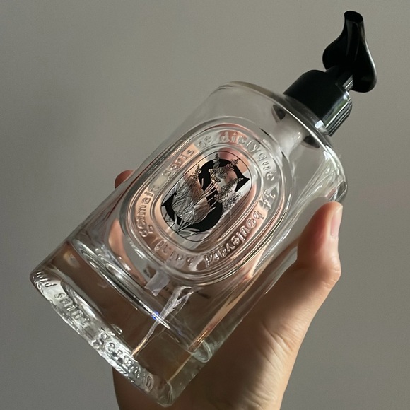 Diptyque Softening Hand Soap EMPTY Diptyque glass soap dispenser
